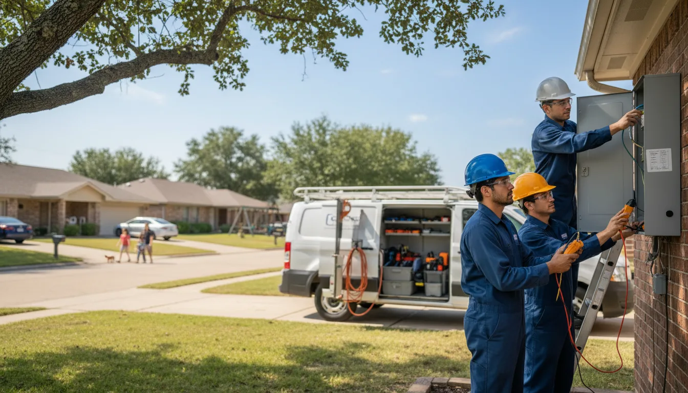 Certified electrician providing emergency electrical services in Jourdanton, TX